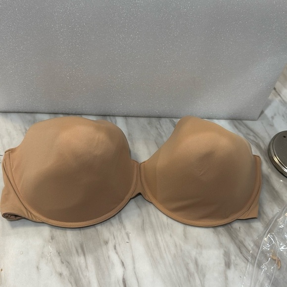 💕NWT SKIMS Fits Everybody Lightly lined Full Coverage Bra Nude SIENNA 46DDD - Picture 2 of 7